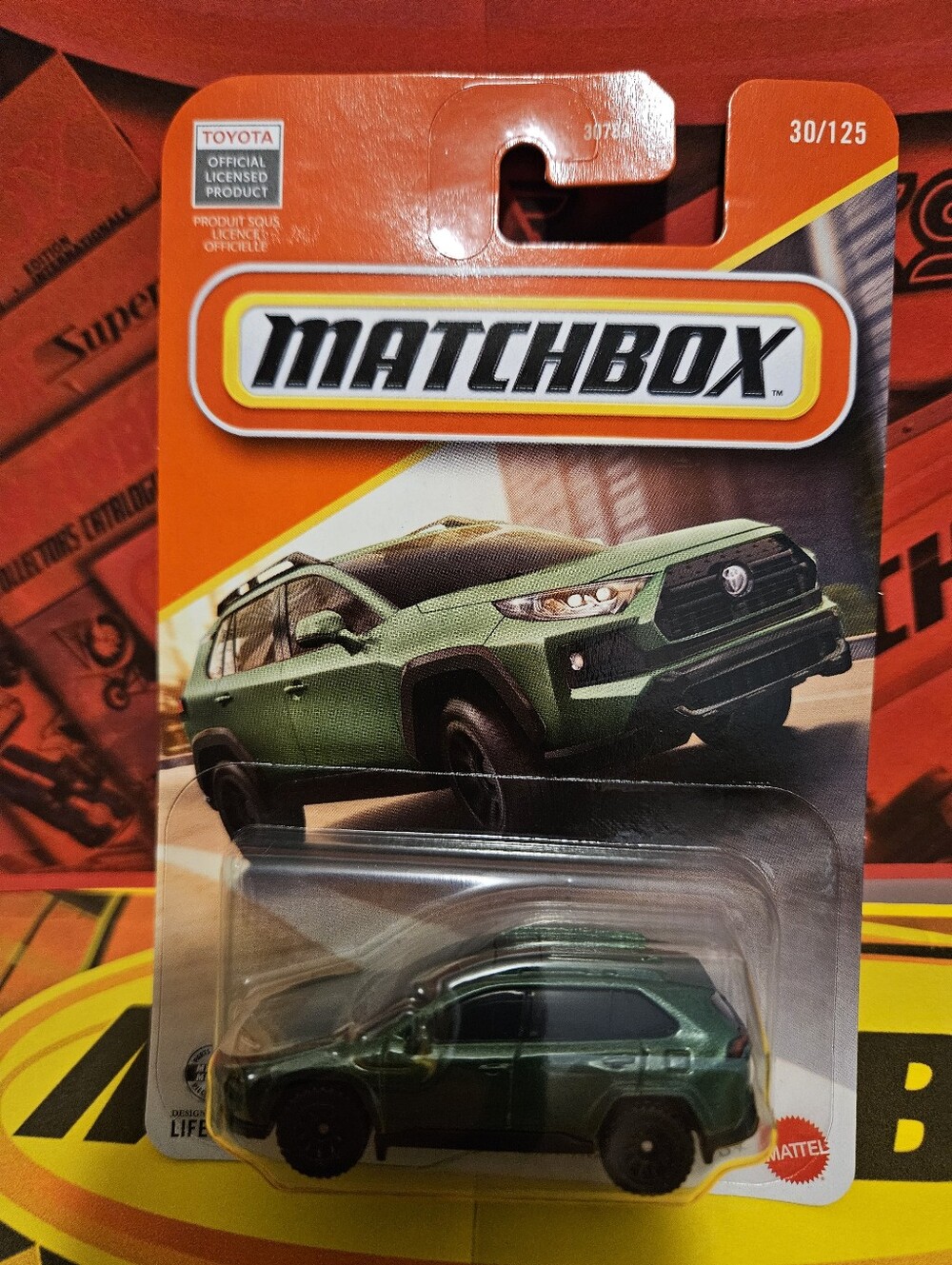 Matchbox 2023 Green Toyota RAV4 SUV